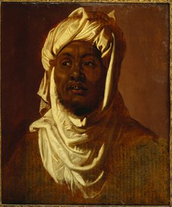 Egy turbánt viselő afrikai – egy vázlat alkotó: Peter Paul Rubens