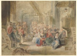 Prédikáció egy falusi templomban alkotó: Peter Paul Rubens