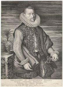 Albert osztrák főherceg (metszet) alkotó: Peter Paul Rubens