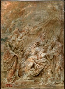 A Dauphin születése, XIII. Lajos, 1622. alkotó: Peter Paul Rubens