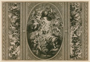 A Whitehall bankettházának mennyezete alkotó: Peter Paul Rubens