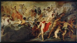 Az istenek tanácsa a spanyol házasságok ügyében alkotó: Peter Paul Rubens