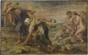 Deucalion és Pyrrha, 1636 körül alkotó: Peter Paul Rubens