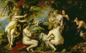 Diana és Callisto, 1638-40 körül (olaj, vászon) alkotó: Peter Paul Rubens