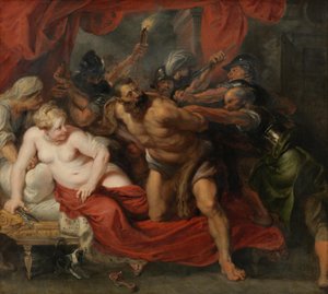 Sámson elfogása alkotó: Peter Paul Rubens