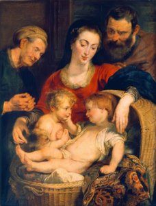 A szent család alkotó: Peter Paul Rubens