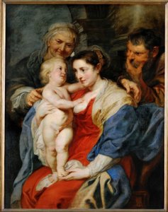 A szent család Szent Annával alkotó: Peter Paul Rubens