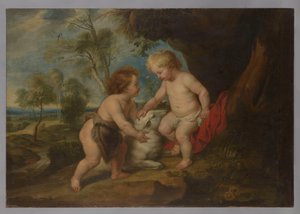 A gyermek Jézus és Keresztelő Szent János alkotó: Peter Paul Rubens