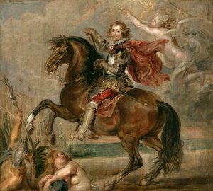 Buckingham herceg lovas portréja alkotó: Peter Paul Rubens