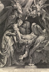 Judit és Holofernész (metszet) alkotó: Peter Paul Rubens