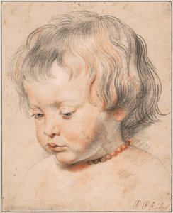 Nicolaas Rubens korall nyakláncot viselő, 1619 körül alkotó: Peter Paul Rubens