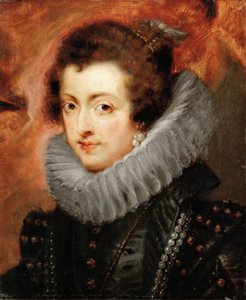 Francia Erzsébet (1602-1644), spanyol királynő hitvese - Pieter Paul Rubens (1577-1640) portréja. Olaj, fa, c. 1629. Mérete : 48,5x40,5 cm. Művészettörténeti Múzeum, Vienne alkotó: Peter Paul Rubens