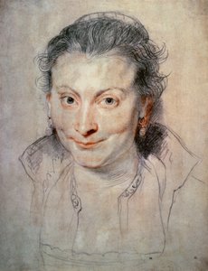 Isabella Brandt portréja (rajz) alkotó: Peter Paul Rubens