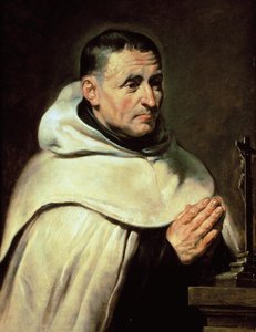 Egy karmelita prior portréja (olaj, fa) alkotó: Peter Paul Rubens