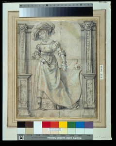 Hölgy portréja (toll és tinta mosással, papíron) alkotó: Peter Paul Rubens