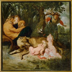Romulus és Remus (festmény vászonra) alkotó: Peter Paul Rubens