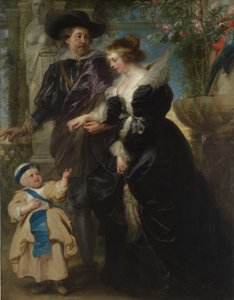 Rubens, felesége, Helena Fourment 1614-1673, és fiuk, Frans 1633-1678, kb. 1635. alkotó: Peter Paul Rubens