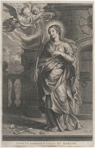 Szent Borbála alkotó: Peter Paul Rubens