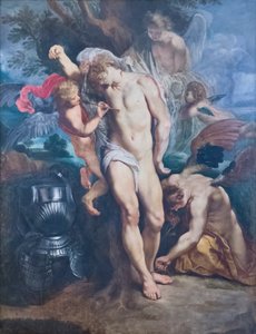 Szent Sebestyént angyalok gyógyították meg alkotó: Peter Paul Rubens