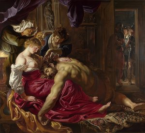 Sámson és Delila. 1609-10 körül alkotó: Peter Paul Rubens