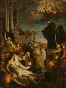 Xavéri Szent Ferenc meggyógyítja a betegeket alkotó: Peter Paul Rubens