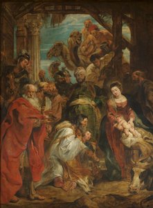 A három király imádása alkotó: Peter Paul Rubens