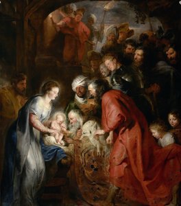 A mágusok imádása, 1619 körül. alkotó: Peter Paul Rubens