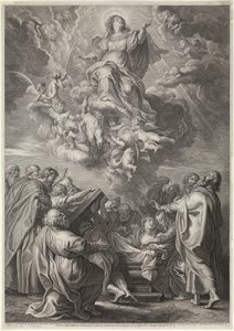 Mária mennybevétele alkotó: Peter Paul Rubens