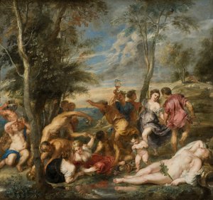 Az Andrianusok Bacchanalja alkotó: Peter Paul Rubens