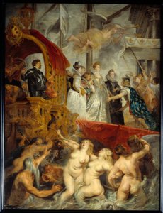 Marie de Medicis partraszállása Marseille kikötőjében november 3-án alkotó: Peter Paul Rubens