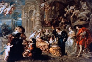 A szerelem kertje, 1630 alkotó: Peter Paul Rubens