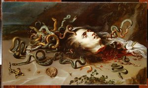 A Medúza feje, 1618 körül (olaj, vászon) alkotó: Peter Paul Rubens