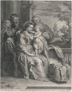 A Szent Család Szent Annával alkotó: Peter Paul Rubens