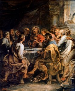 Az utolsó vacsora, 1630-1631. alkotó: Peter Paul Rubens