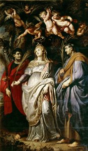 Szent Domitilla, Nereus és Akhilleusz, 1608. alkotó: Peter Paul Rubens