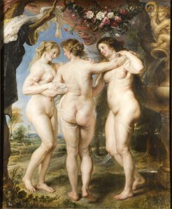 A három grácia alkotó: Peter Paul Rubens