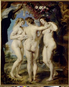 A három grácia - olaj, vászon alkotó: Peter Paul Rubens