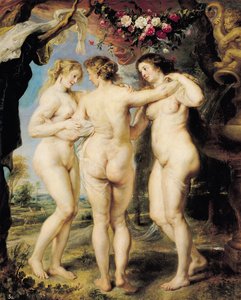 A három kegyelem, 1636-39 körül (olaj, vászon) alkotó: Peter Paul Rubens