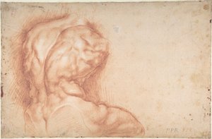 A szentek által imádott Szűzanya (előlap); A Belvedere-torzó tanulmánya (hátlap) alkotó: Peter Paul Rubens
