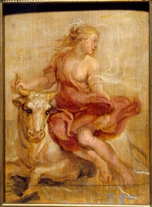 Európa elrablása Pierre Paul (Pierre-Paul) Rubens (vagy Peter Paul vagy Petrus Paulus) vérrajza (1577-1640) V. 0,18x0,13 m Madrid Prado Múzeum alkotó: Peter Paul Rubens