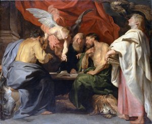 A négy evangélista alkotó: Peter Paul Rubens