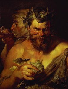 Két szatír (olaj a panelen) alkotó: Peter Paul Rubens