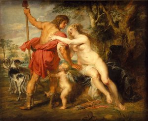 Vénusz és Adonisz, 1635 körül alkotó: Peter Paul Rubens