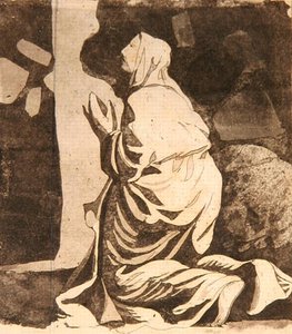 Illés a vadonban (akvatinta) alkotó: Peter Perez Burdett