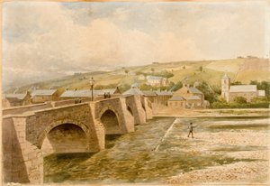 Haydon Bridge (testszín, ceruza és akvarell papíron)