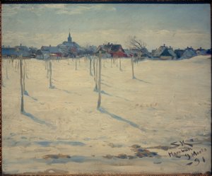 Hornbaek im Winter alkotó: Peder Severin Krøyer