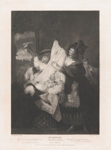 Falstaff in the Buck Basket Shakespeare, Merry Wives of Wi..., először 1793-ban adták ki, újra kiadták 1852-ben.