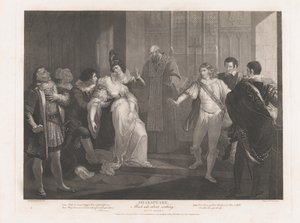 A hős ájulása a Church Shakespeare-ben, Sok lázadás a semmiért..., először 1789-ben adták ki, újra kiadták 1852-ben.