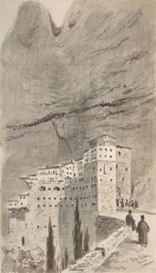 Mega Spileon kolostor, Görögország, 1896. alkotó: Peter Toft