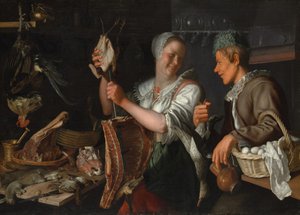 Konyhai jelenet, 1620-as évek.